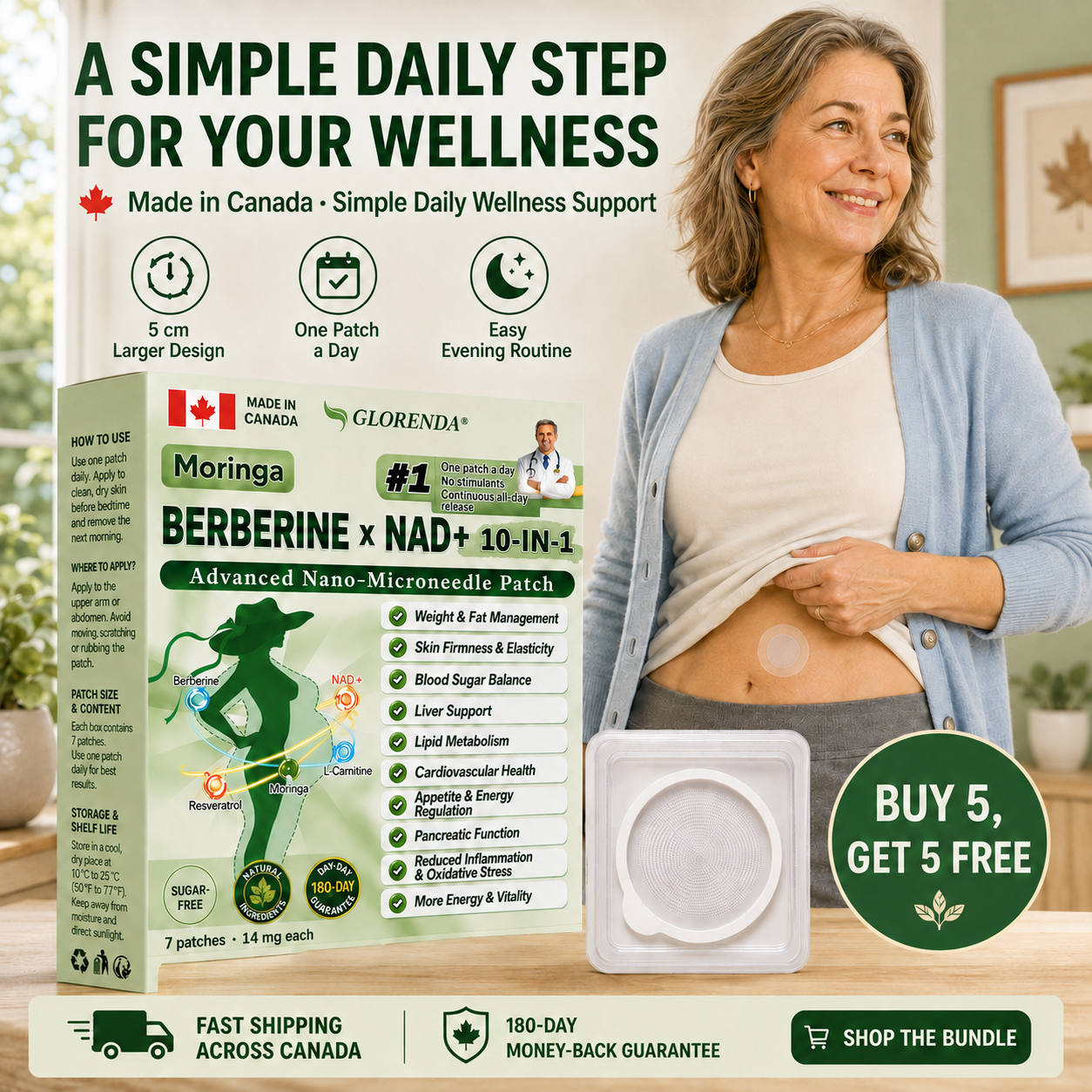 🇨🇦𝓞𝒇𝒇𝒊𝒄𝒊𝒂𝓁 𝓢𝒕𝒐𝒓𝒆 |💌💌𝑮𝑳𝑶𝑹𝑬𝑵𝑫𝑨® 𝓜𝒐𝒓𝒊𝒏𝒈𝒂 · 𝓑𝒆𝒓𝒃𝒆𝒓𝒊𝒏𝒆 × 𝓝𝓐𝓓+ 𝟏𝟎-𝒊𝒏-𝟏 𝓐𝒅𝒗𝒂𝒏𝒄𝒆𝒅 𝓝𝒂𝒏𝒐 𝓜𝒊𝒄𝒓𝒐𝒏𝒆𝒆𝒅𝒍𝒆 𝓟𝒂𝒕𝒄𝒉  (𝓙𝒖𝒔𝒕 𝒐𝒏𝒄𝒆 𝒂 𝒅𝒂𝒚, 𝒗𝒊𝒔𝒊𝒃𝒍𝒆 𝒄𝒉𝒂𝒏𝒈𝒆𝒔 𝒊𝒏 𝟕 𝒅𝒂𝒚𝒔)